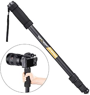 Camera Monopod,K&F Concept 4-Section 67"/171CM Compact Portable Travel DSLR Monopod Unipod Stand Walking