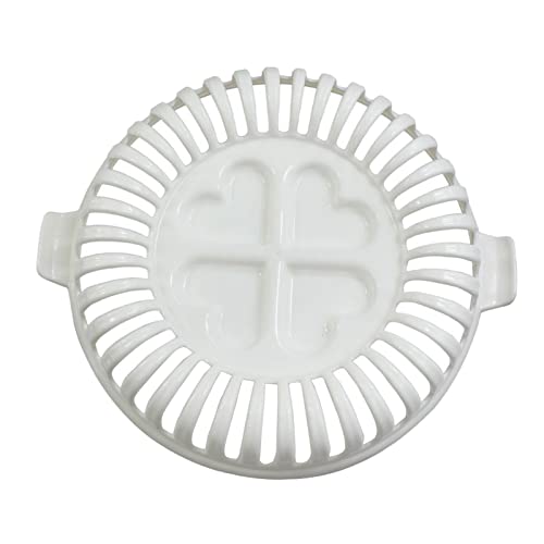 OUOULAJY Bandeja para hornear patatas fritas, bandeja para hornear sin desorden para horno microondas