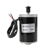 Cozyel Motore elettrico a spazzola elettrico motore DC motore spazzolato 24 V 150 W MY6812 motore elettrico DC ad alta velocità 2750 giri/min, alluminio DC motore elettrico per scooter elettrici,