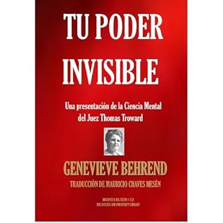 Tu Poder Invisible Audiolibro Por Genevieve Behrend arte de portada