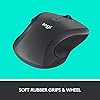 Logitech M510 Wireless Mouse, 2.4 GHz with USB Unifying Receiver, 1000 DPI Laser-Grade Tracking, 7-Buttons, 24-Months Battery Life, PC/Mac/Laptop - Graphite