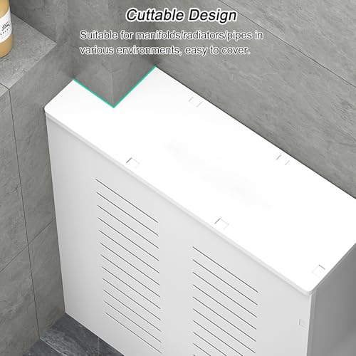 Cubiertas de radiador moderno para ocultar calefaccion mueble pasillo 70cm 6