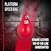 CLETO REYES Platform Leather Punching Speed Bag for Boxing, MMA, Muay Thai, Training Equipment, Classic Red, Small