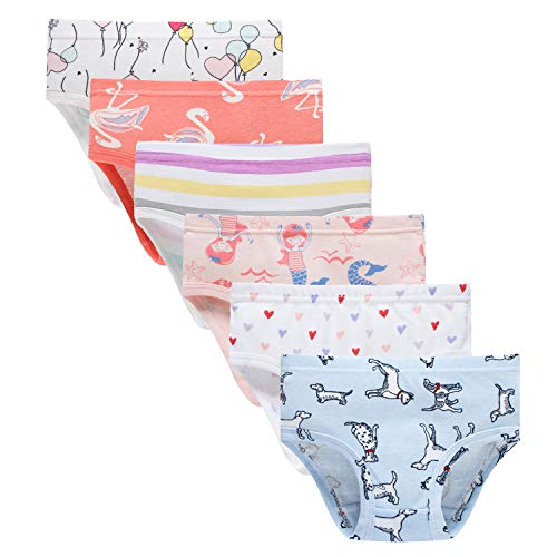 Baby Soft Cotton Panties Little Girls'Briefs Toddler Underwear (Pack of 6) 2-3 Years Baby Soft Cotton Panties Little Girls'Briefs Toddler Underwear (Pack of 6) 2-3 Years