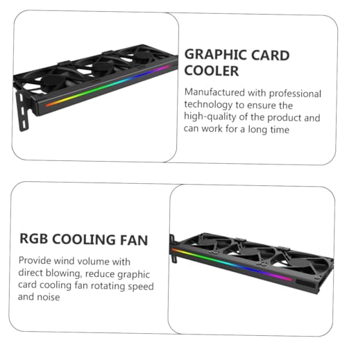 Ventilador refrigerante para GPU con triple ventilador y RGB miniatura 3