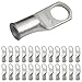 SELTERM 25 Pack 4 Gauge 4 AWG 3/8" Stud UL Marine Grade Ring Terminal Lugs Battery Cable Tinned Copper Eyelets