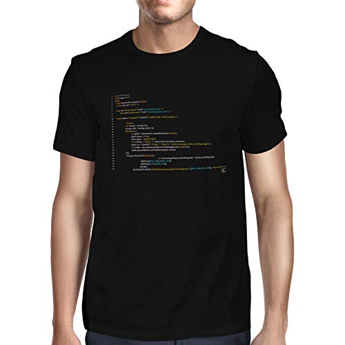 Image of Fancy A Snuggle Mens Website Developer Text T-Shirt Black XXXX-Large