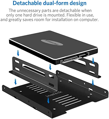 Inateck 2.5 To 3.5 Adapter, Ssd Mounting Bracket With Sata Cables And Sata Power Cable, St1004 #TOP2