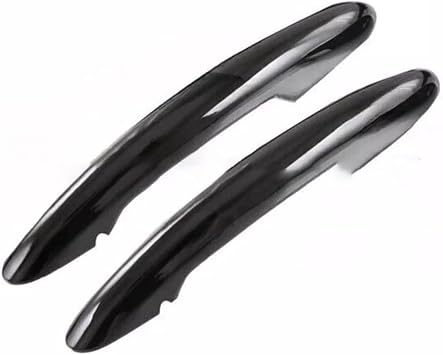 Besttoolifes 2PCS Door Handle Cover Trim for MINI for Cooper, Glossy Black Plastic Exterior Accessory for F54 F55 F56 F57 F60 Models 2014-2023