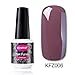 Produktbild Clavuz UV LED Nagellack UV Gel Nail Polish für Nails Art Peel Off Nagellack UV farbgel für gelnägel 8ML - Kaffee braun 006