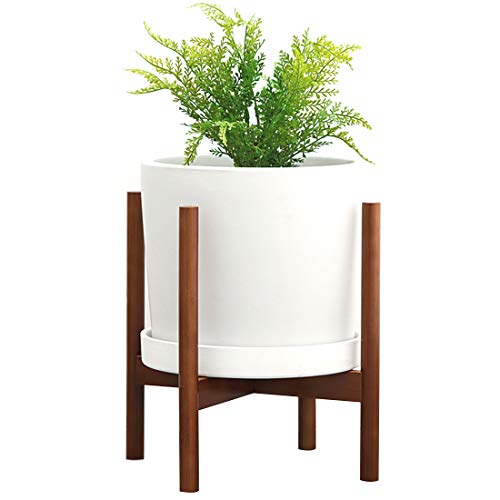 DMAXUN Pflanzenständer Mid Century Modern Wood Pflanzenhalter Indoor...