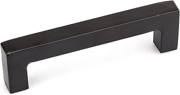 Richelieu | Sheffield 5 1/16-inch 128 mm Matte Black Barn Door Pull