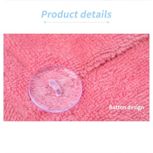 Juego de toallas y gorras de baño absorbentes de microfibra para el secado rápido del cabello 7