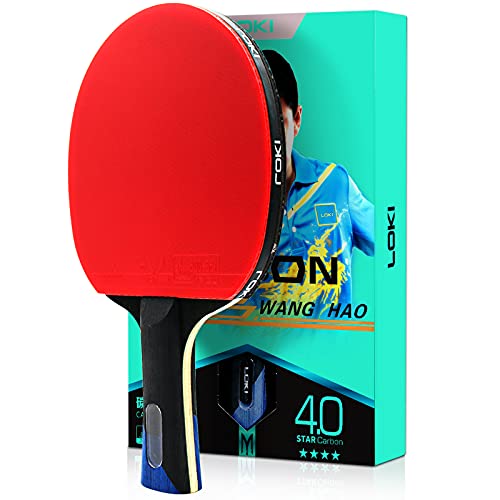 Senston Table Tennis Paddle with Case, ITTF Ping Pong Paddle, Professional Table Tennis Rackets