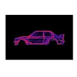 BMW M3 E30 by Octavian Mielu, 16x24-Inch Canvas Wall Art