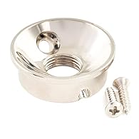 Fits Switchcraft USA jacks, ideal for USA/Mexico Fender Telecasters with USA thread Jack Sockets Jack hole diameter: 9.5mm(3/8 inch), mounting screws spacing: 22mm(55/64 inch), outside diameter: 22mm(55/64 inch), height: 9.5mm(3/8 inch) Made of steel...