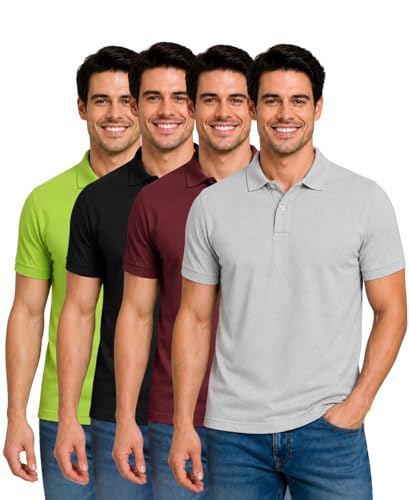 Image of INKKR Men's Polo Neck T-Shirt Combo