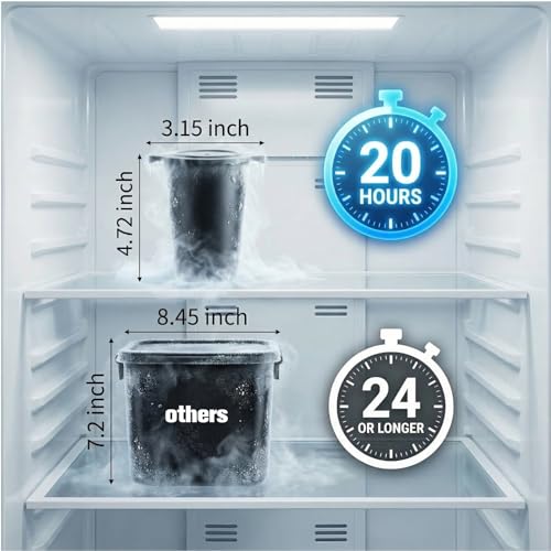 Clear Ice Cube Maker, 2.5" Easy-Release Sphere Ice Maker, Stainless Steel Clear Ice Maker (Black, 2 Pack) by Kinggrand Kitchen - Used condition - Image 2