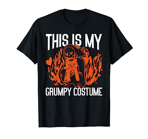 This Is My Grumpy Costume Halloween Apparel Funny Halloween Camiseta
