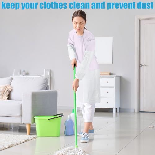 image for TrelaCo 20 Pack Isolation Gowns Disposable with Thumb Loops, Waist Tie