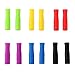 YWQ 12 Pcs Multicolored Food Grade Silicone Tips Cover,Only fit for 7cm 8cm 9cm Wide Stainless Steel Straws