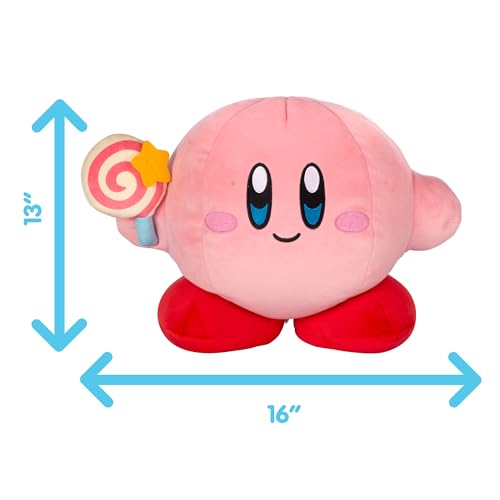 Club Mocchi Mocchi T12628 Kirby Plush - Kirby With Invincible Candy Plushie - Squishy Kirby Toys - Plush Collectible Kirby Figures thumb #2
