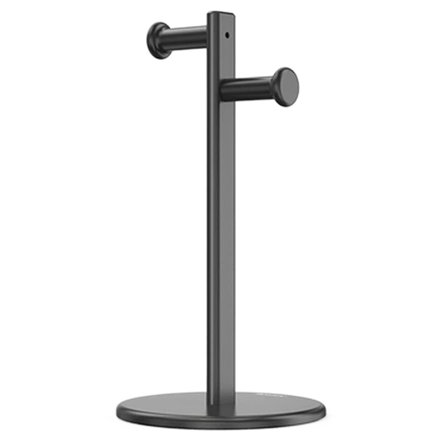 Supporto Supporto per Cuffie da Gioco con per Integrato in Metallo Adatto A Tutte Le Cuffie(Black)