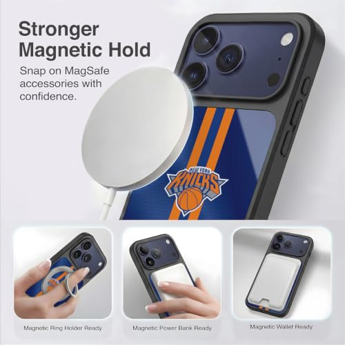 Coque iPhone 17 Pro protection militaire antichoc Knicks NBA - 4