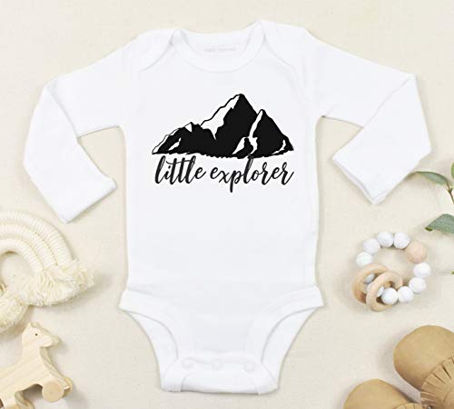Little Explorer Mountain Bodysuit Or T-Shirt, Adventure Baby Shower Gift #TOP2