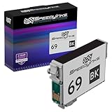 Speedy Inks Remanufactured Ink Cartridge Replacement for Epson 69 (Black) Compatible with EPSON C Series C120 CX Series CX5000 CX6000 CX7000F NX Series NX4
