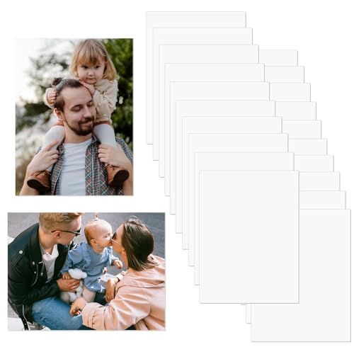 AceSubli 24 PCS Sublimation Metal Photo Blanks 4x6 Aluminum Sublimation Metal Sign Blank Bulk 0.45mm Aluminum Sheet DIY Photo Frame as Sign Gift Wall Art Home Decor