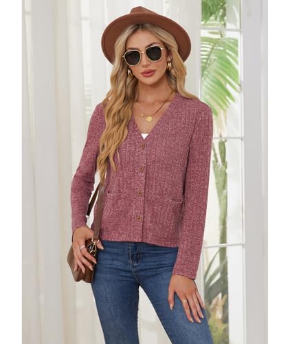 CZYINXIAN Women's 2024 Cropped Cardigan Long Sleeve Summer Lightweight Cardigan Casual Thin Cropped Cardigans with Pockets3