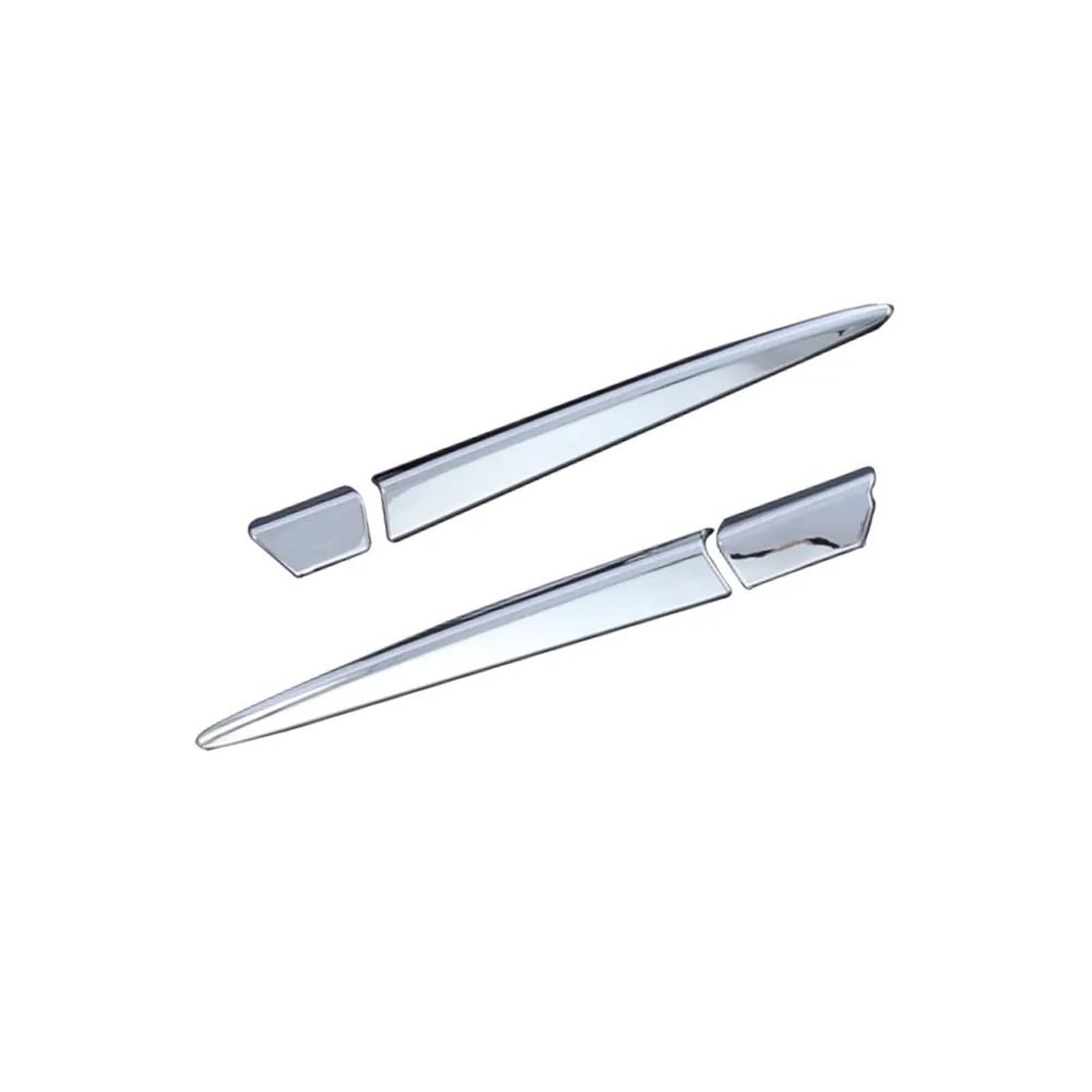 Car Rearview Side Door Mirror Strip Cover Wing Exterior Trim Sticker LHD for Civic 2016-2021(Chrome)