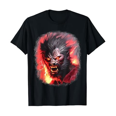 Werewolf Graphic T-Shirt Cover
