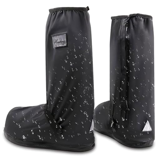 SHUESS Schuhüberzieher Wasserdicht 2er Set - Mit Rutschfester Sohle Für Outdoor
