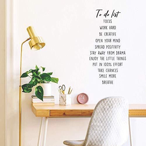 Vinilo Decorativo de Pared To Do List 30 in x 14.5 in miniatura 2