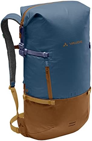 VAUDE CityGo Sac à Dos Étanche pour Homme et Femme - Léger pour Voyage en Ville avec Compartiment pour Ordinateur Portable - Rolltop Idéal pour Usage Quotidien Urbain