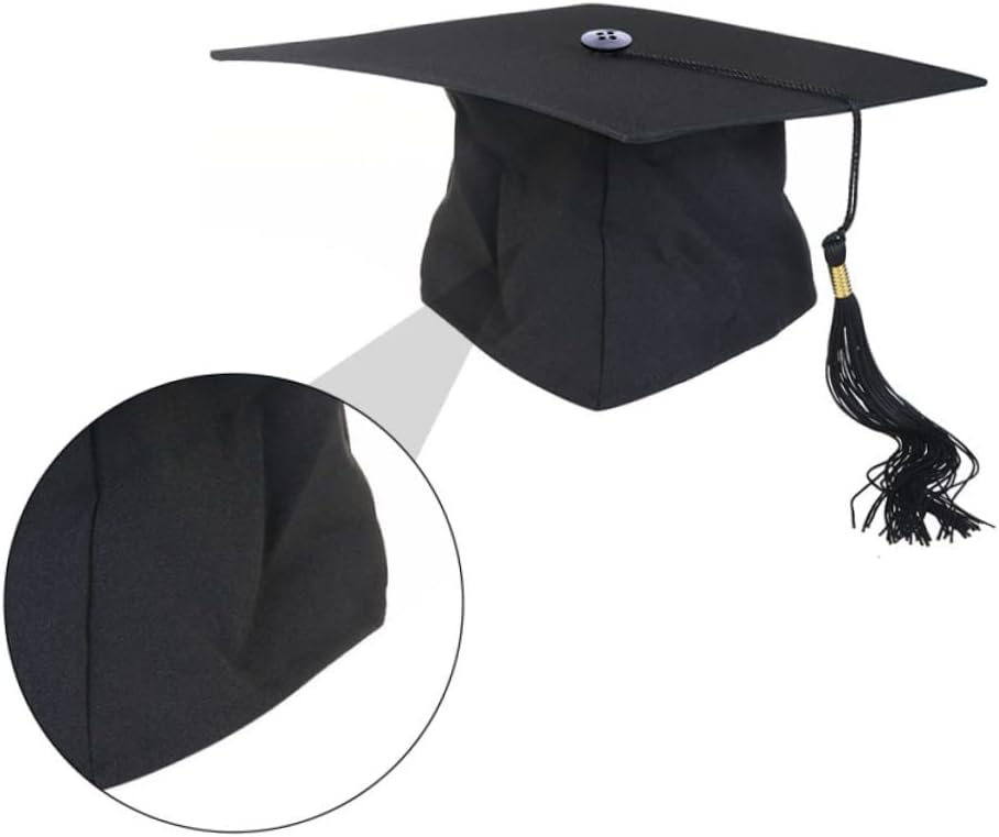 ABOOFAN 3pcs Adult Adult Costumes Hat Women’s Hats 2022 Grad Tassel Black Fringed