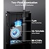 Essential Oil Diffuser - HVAC System, 5500 Sq.Ft Waterless Diffuser, Whole House & Aromatherapy Diffuser, Oil Diffuser for Office Home Large Room, WiFi & Bluetooth App Control, Black