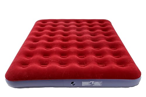 Onirii Queen Size Double Camping Air Mattress Bed with Air Pump,Inflatable Mattress with Two Pillows,Thickened Portable Blow Up Air Mattress Bed,Travel Sleeping Bed Pad for Camping Home Hiking