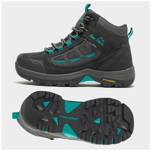 Peter Storm Women's Camborne Mid-Rise Waterproof Walking Boots with StormGrip Outsole (Grey, UK Footwear Size System, Adult, Women, Numeric, Medium, 8) - Image 3