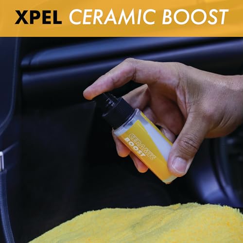 XPEL 3-Pack Interior Care Kit – Car Detailing Set for Interior Surfaces, Trim & Glass | Interior Cleaner, Ceramic Boost, Tint-Safe Glass Cleaner & Premium Microfiber Towel in Branded Case by XPEL - Image 3
