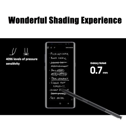 Stylet pour Samsung Note 8 de remplacement noir lot de 2 ecran tactile SM-N950F - 3