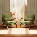 Bonnlo Dark Green Linen Accent...