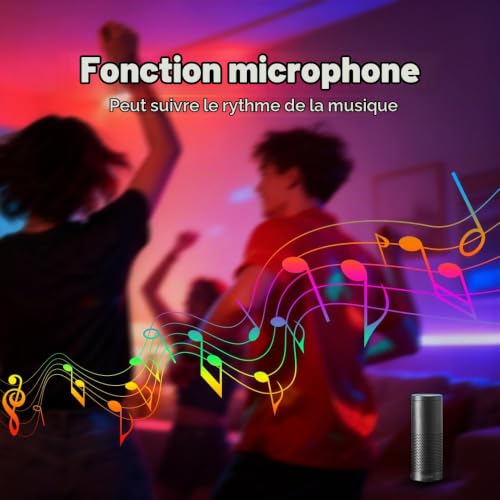 GLEDOPTO Contrôleur LED Avancé 4 Canaux, WiFi/Ethernet - 15A Max, avec Micro Audio et Relais - Compatible WLED pour Bandes LED RGB ICs WS2812B/WS2815 (Noir) – vue 3