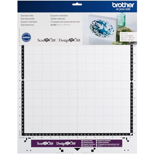 Brother Standard Mat 12”x12”, CAMATSTD12, 12"X12" , White