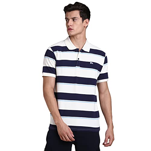 Image of Dennis Lingo Men's Slim Fit Navy Polo T-Shirt