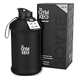 RESISTENTE Y TRANSPORTABLE: Nuestra exclusiva botella de agua está fabricada con plástico de primera calidad un 40% más resistente que las botellas estándar. En combinación con el estuche de neopreno puede funcionar como botella térmica. No importa si estás en el interior o en el exterior, si corres o te ejercitas, ¡el Gym Keg es el compañero perfecto para ti!