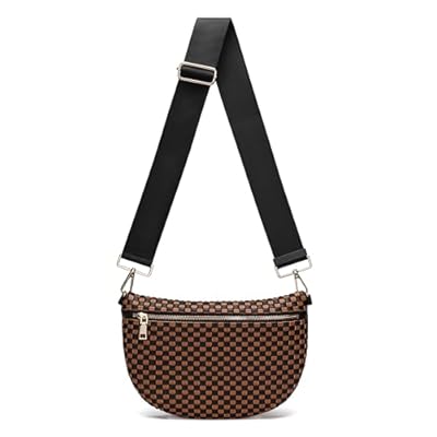 AMZFROG Stylish Woven Crossbody Bags Checkered ...