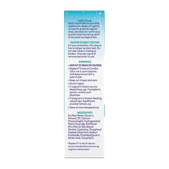 Replens External Comfort Gel 1.5 Ounce (Pack of 3)
